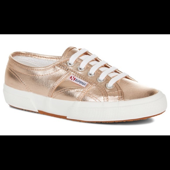 Superga Shoes - Rose Gold Superga Sneakers
